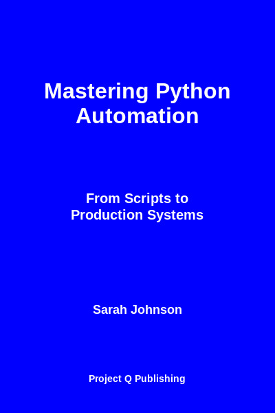 Mastering Python Automation cover